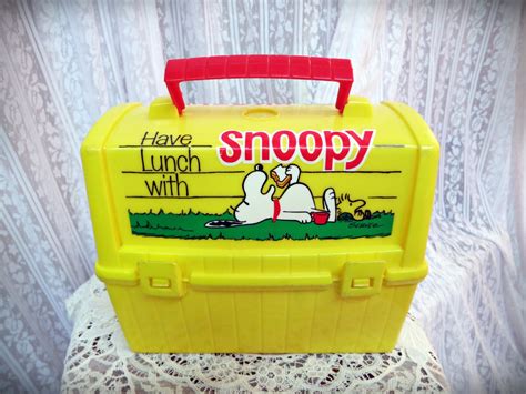 snoopy lunch box 1970